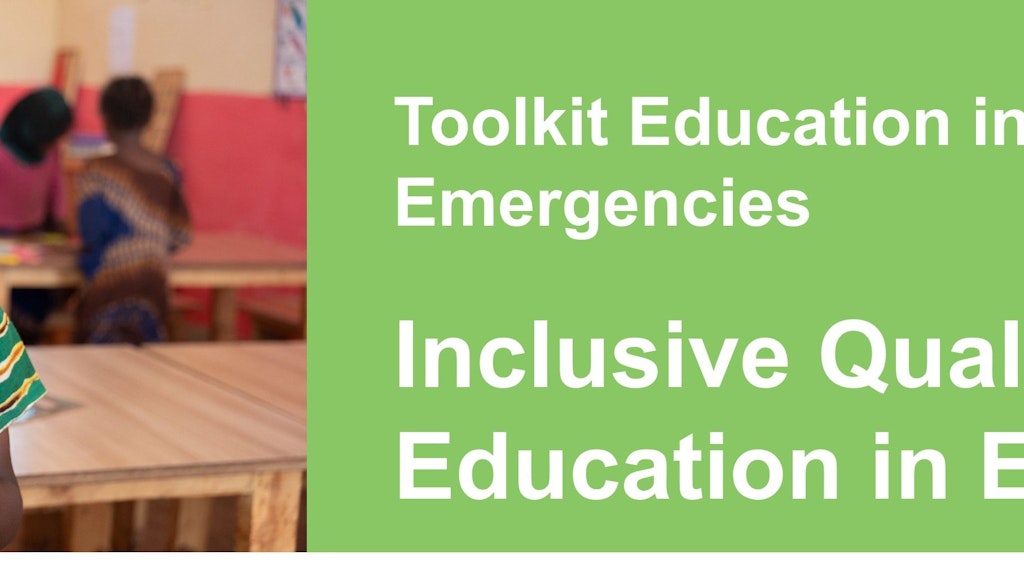 Picture News Toolkit Education in Emergencies