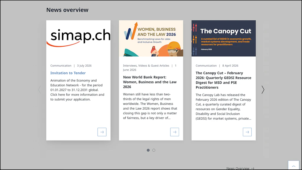 Screenshot of the Livingdocs backend to show the place of the button or text field mentioned in the text.