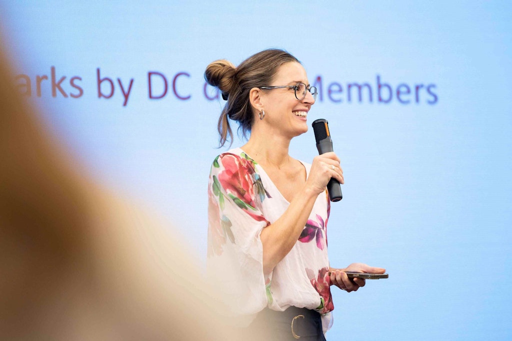 Dominique Crivelli delivering the closing remarks